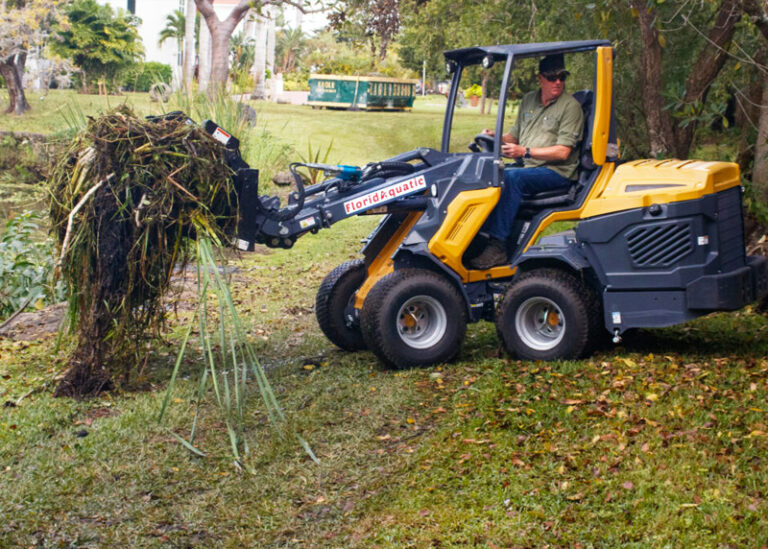 Mechanical Harvesting FloridAquatic Lake Management