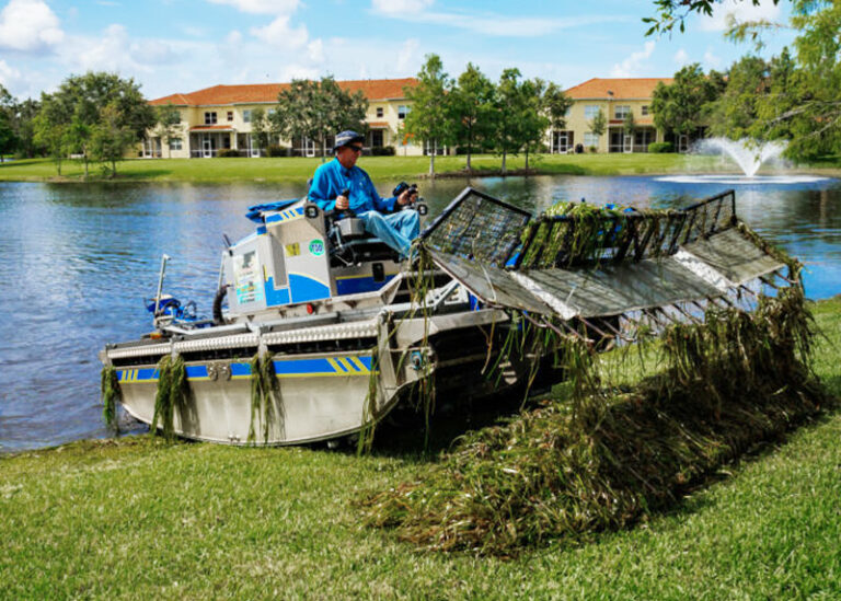 Mechanical Harvesting - FloridAquatic Lake Management